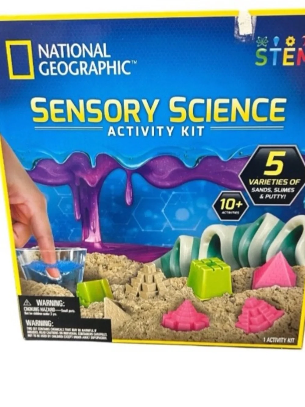 National Geographic Sensory Science Activity Kit STEM Educational Fun New In Box